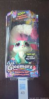 Front of sealed Lil' Gleemerz toy package