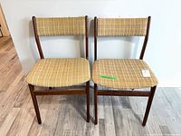 Front view of both chairs side by side