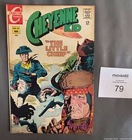 Front cover showing title, issue number, price and artwork