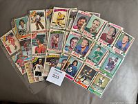 Overview of cards on binder pages showing quantity and general wear