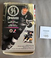Front of Donruss box showing 94 logo and player image