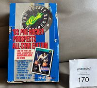 Front of original blue 1993 Classic Pro Hockey Prospects All-Star Edition box