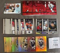 Overview of all 72 cards sorted by subset