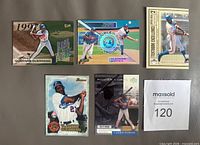 Fronts of all five Vladimir Guerrero cards