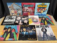 All ten album covers laid out in two rows