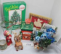 All items grouped together for overview