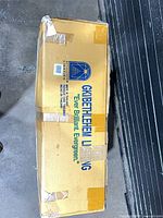 Closed cardboard shipping box labeled Bethlehem Lighting, Ever Brilliant Evergreen