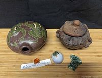 All five items together on wood surface