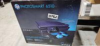 Front of HP Photosmart 6510 box showing model and image of printer