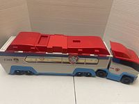 Left side view of closed Paw Patroller showing graphics and overall length