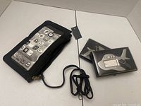 Phone pouch, strap, two luggage tags