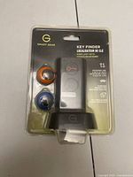 Front view of sealed Smart Gear key finder package