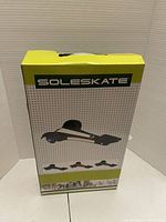 Front of retail box showing Soleskate image and branding