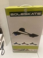 Front view of Soleskate retail box showing product image