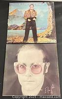 Front and inner sleeves of Elton John Caribou LP