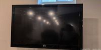 Front view of LG 42CS570 television powered off