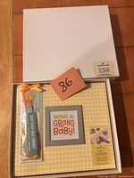 Scrapbook album in white gift box