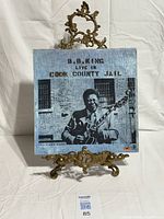 Front cover of LP on stand