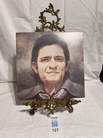 Front sleeve showing Johnny Cash portrait