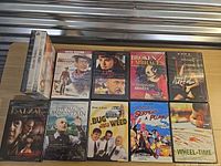 All DVD cases laid out showing front artwork