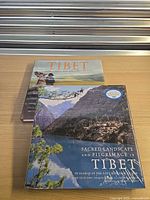 Front covers of both Tibetan photography books