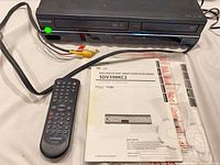 Player, remote, manuals, cable overview