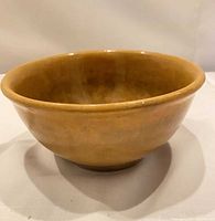 oblique view of entire bowl showing glaze and shape