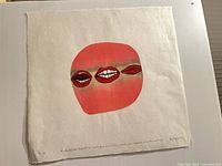 Full view of lithograph on board