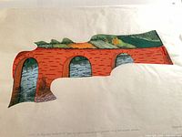 Full view of the unframed Hazelgrove print showing entire image and margins