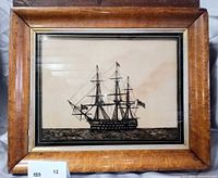 Framed artwork front view showing entire piece