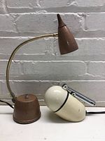 Both lamps side by side showing size and style