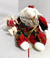 Both bunnies upright, showing size difference and details