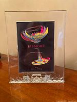 Full view of Waterford Lismore crystal picture frame front