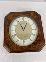 Front view of Seiko Westminster Whittington wall clock