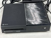 Front and top view of Xbox One console