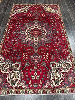 Full view of rug showing overall pattern and size