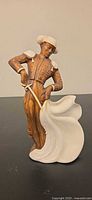 Full view of ceramic matador figurine front