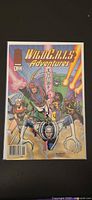 Front cover of WildC.A.T.s Adventures #1 comic book in bag and board