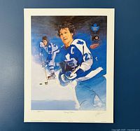 Front view of signed limited-edition Darryl Sittler print
