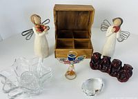 Group shot of all eight décor items