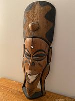 Full front view of entire mask