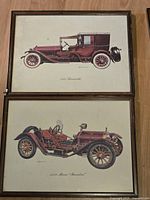 Both framed prints stacked showing full view