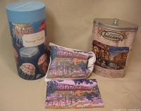 All three puzzles with containers and reference card visible