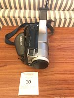 Sony Digital8 camcorder side view with strap visible