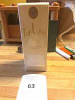 Front view of sealed J'adore box