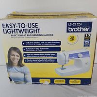 Original Brother LS-2125i box front view