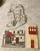 All three plaques front view