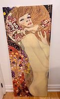 Front view of entire Klimt canvas print