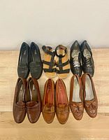 overview of all six pairs arranged in two rows