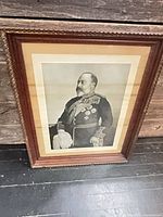 Full view of framed portrait print